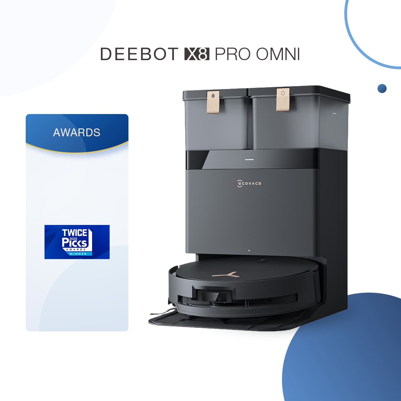 DEEBOT X8 PRO OMNI,来源:厂商官方展示图